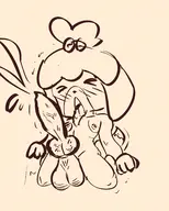 1girl animal_crossing animal_penis artist:strugglingquota balls blush cum dog_penis ejaculation furry futanari genderbend isabelle penis solo // 2000x2500 // 5.3MB