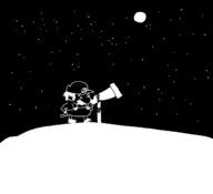 1boy mario monochrome mspaint super_mario telescope // 1320x1202 // 44KB