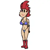1girl artist:unknown bikini huge_breasts kumatora mother_(series) mother_3 // 816x816 // 58KB