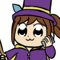 1girl a_hat_in_time anime artist:goseb90 black_eyes brown_hair cape cell_phone hat hat_kid parody phone ponytail pop_team_epic reaction_image // 180x180 // 56KB