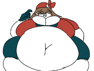 1girl artist:onoff fat may pokemon queen_of_v_2025 vore // 800x600 // 22KB