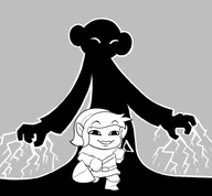 2boys artist:harrace belt boots grin hat link link's_awakening short_hair shovel the_legend_of_zelda town_tool_shopkeeper tunic // 567x526 // 83KB