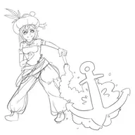 1girl anchor artist:unknown final_fantasy final_fantasy_vii relm_arrowny // 600x600 // 97KB