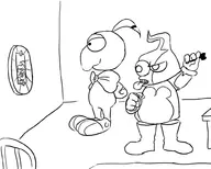 crossover darts dynamite_headdy monochrome plok plok! rayman rayman_(series) // 1000x800 // 135KB