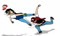 ash pokemon punch red tagme // 1119x679 // 179KB