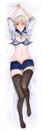 alternate_costume artist:unsomnus blonde blonde_hair blush bra breasts colored dakimakura navel resident_evil resident_evil_6 school_girl sherry_birkin shirt_lift short_hair short_shorts thigh_highs unbuttoned uniform // 1417x4252 // 569KB