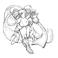 blush code_of_princess cosplay crossover ffv final_fantasy final_fantasy_v lenna_charlotte_tycoon monochrome solange solange_blanchefleur_de_lux // 850x850 // 301KB