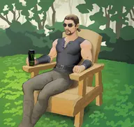 1boy artist:unknown energy_drink gothic nameless_hero // 2255x2136 // 1.3MB