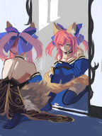 artist:noodle caster colored fate_(series) fate_extra tamamo-no-mae // 900x1200 // 822KB