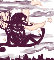 beta_morgana broom flying hat morgana persona persona_(series) prototype_design scarf tail witch_hat // 1180x1303 // 907KB