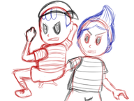 artist:punished_vporeon earthbound lucas mother_(series) mother_3 ness post super_smash_bros wip // 800x600 // 272KB