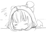 1girl artist:unknown eiko_carol final_fantasy final_fantasy_ix kugurumi sleeping // 1041x761 // 135KB