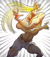 blood_elf colored jojo's_bizarre_adventure male_blood_elf parody underwear world_of_warcraft // 600x672 // 279KB