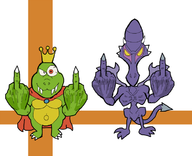 donkey_kong_country king_k._rool metroid pipimi pop_team_epic popuko poputepic ridley super_smash_bros // 738x600 // 143KB