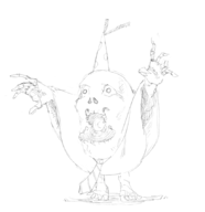 creepy doopliss monochrome paper_mario paper_mario_the_thousand-year_door super_mario // 822x847 // 131KB