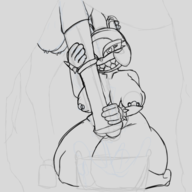 1girl artist:unknown bestiality handjob heart heart_pupils horse horsecock penis sonic_(series) surge_the_tenrec wip // 590x590 // 169KB