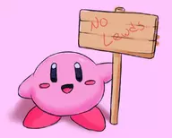 artist:jefferoth kirby kirby_(series) nintendo sign text // 824x660 // 68KB