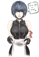 artist:tifa_poster colored halloween persona_(series) persona_5 tae_takemi text trick_or_treat // 1500x2200 // 388KB
