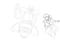 1boy 2girls angry artist:scorndude breasts competition crown dark_samus helmet huge_breasts looking_at_partner luigi medium_breasts metroid motorcycle princess_daisy race riding scorn_guy sketch super_mario wip // 2625x1905 // 579KB