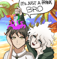 colored danganronpa danganronpa_2 filthy_frank hajime_hinata nagito_komaeda parody text // 1165x1203 // 1.2MB
