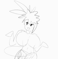 1girl animated artist:rider blaster_master_zero blaster_master_zero_2 dancing gif huge_breasts kanna smile solo // 499x509 // 215KB