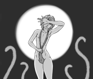 artist:sufan bulge dark_souls dark_sun_gwyndolin erection femboy sling_bikini trap unmasked // 1245x1060 // 312KB