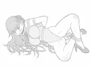 1girl artist:reptileye ball_gag bb blush bondage fate_(series) fate_extra_ccc huge_breasts leotard tied_up // 1600x1142 // 356KB