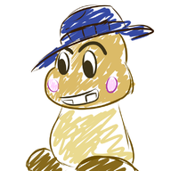 colored fedora goombario hat paper_mario super_mario // 800x800 // 228KB