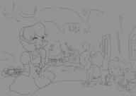 1girl artist:skeezicks maid ocarina_of_time saria the_legend_of_zelda // 3508x2480 // 303KB