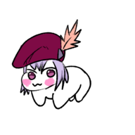 1girl artist:unknown doro final_fantasy hat pink_eyes purple_hair tataru_taru // 2000x2000 // 458KB