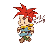 artist:anaugi chibi chrono_trigger colored crono // 500x453 // 67KB