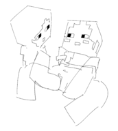 2girls alex ari artist:ahfkdy7 masturbation minecraft wip // 2096x2335 // 434KB