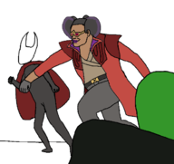 1boy 2girls anon artist:unknown bazz colored concord hollow_knight hornet parody punching queen_of_v_2025 silksong // 661x623 // 34KB