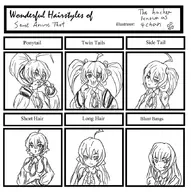 alternate_hairstyle blazblue es hairstyle_chart long_hair short_hair twintails // 856x859 // 346KB