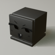 3d animate_inanimate animated animated_gif artist:unknown console cube fang gif mob_face seductive seductive_eyes smile smiling smug spinning steam steam_machine turntable // 512x512 // 3.4MB