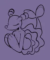 1girl artist:unknown brionne deltarune eyes_closed miss_mizzle mizzle monochrome pokemon sketch // 1000x1200 // 430KB