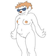 colored female mega_mole nude personification super_mario // 500x500 // 12KB