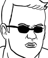 1boy duke_nukem parody shades short_hair sketch sunglasses // 268x325 // 29KB