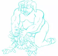 2boys all_fours artist:rainbowoak ganon lineart majora majora's_mask rape sex sketch skull_kid tears the_legend_of_zelda yaoi // 3115x2993 // 703KB