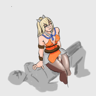 alternate_costume artist:jirka309 cassandra_alexandra cleavage colored cum facial soulcalibur thighjob // 2000x2000 // 662KB