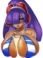 1girl artist:requestfag bikini huge_breasts layer mega_man_(series) mega_man_x // 1266x1700 // 1.3MB