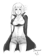 artist:preacher bravely_default bravely_second cleavage cosplay dante devil_may_cry magnolia_arch midriff tube_top // 900x1200 // 402KB