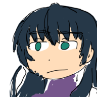 1girl artist:lunaticsoda blue_hair colored green_eyes igawa_asagi taimanin taimanin_asagi // 1000x1000 // 325KB