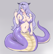 camilla fire_emblem fire_emblem_fates lamia monster_girl // 1448x1490 // 1.1MB