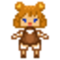 animal_ears colored kuma-tan kumatanchi pixel_art sprite_art // 32x32 // 1.5KB