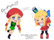 artist:moonlight-caro cammy_white chibi colored karin_kanzuki soda_can street_fighter tears text // 1766x1297 // 977KB