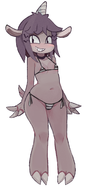 1girl alexis artist:2x bikini blush colored corn_kidz_64 furry // 753x1684 // 742KB