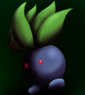 artist:marielx night oddish pokemon red_eyes // 800x890 // 438KB