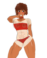 1girl artist:unknown gym_clothes sakura_kasugano street_fighter tanned // 3250x4000 // 2.3MB