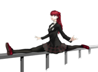 1girl atlus colored kasumi_yoshizawa persona persona_5 persona_5_royal red_eyes red_hair // 4999x3697 // 3.9MB
